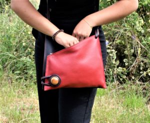 Le sac Elsa I rouge à bandoulière